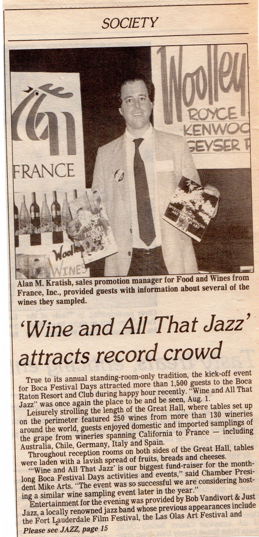 11 10 1989   Wine & Jazz